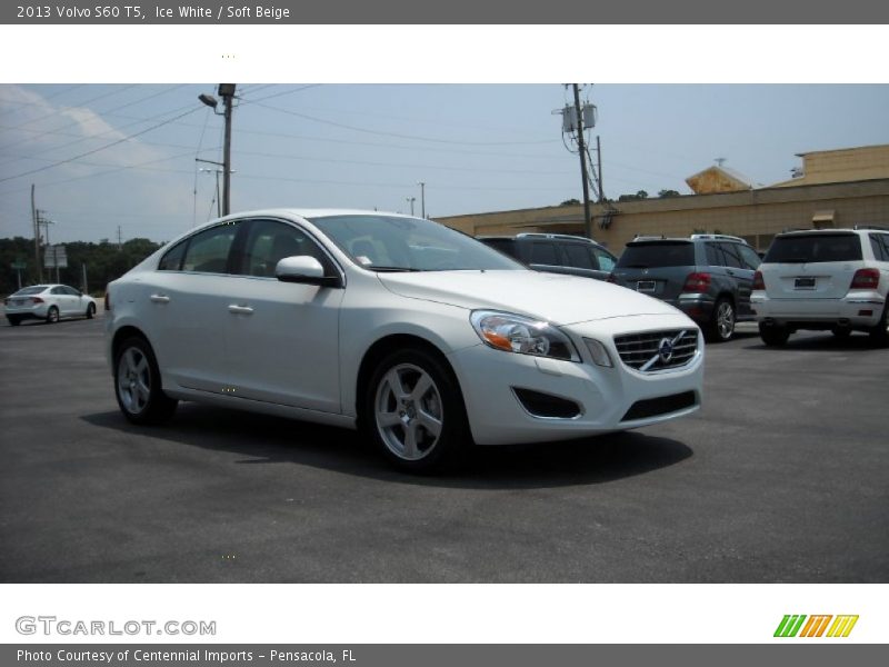 Ice White / Soft Beige 2013 Volvo S60 T5