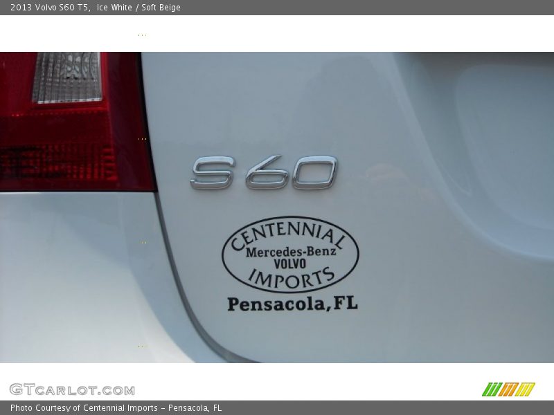 Ice White / Soft Beige 2013 Volvo S60 T5