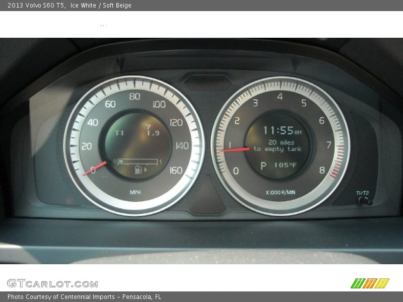 Ice White / Soft Beige 2013 Volvo S60 T5