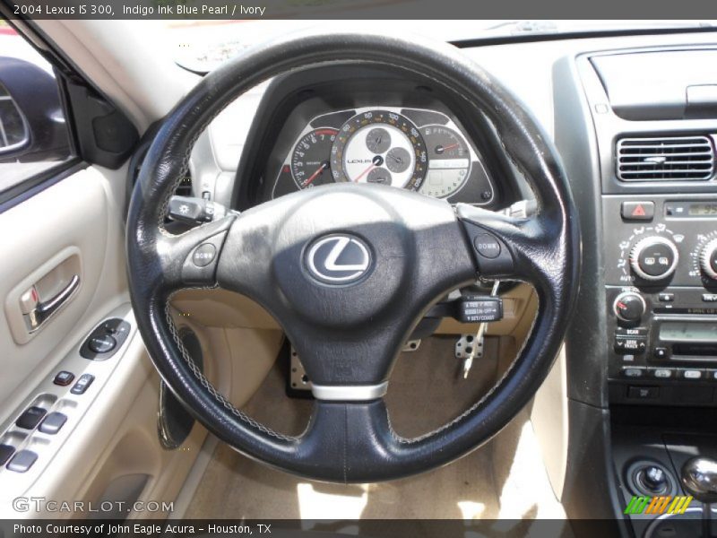Indigo Ink Blue Pearl / Ivory 2004 Lexus IS 300