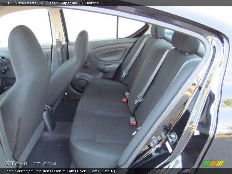 Super Black / Charcoal 2012 Nissan Versa 1.6 S Sedan