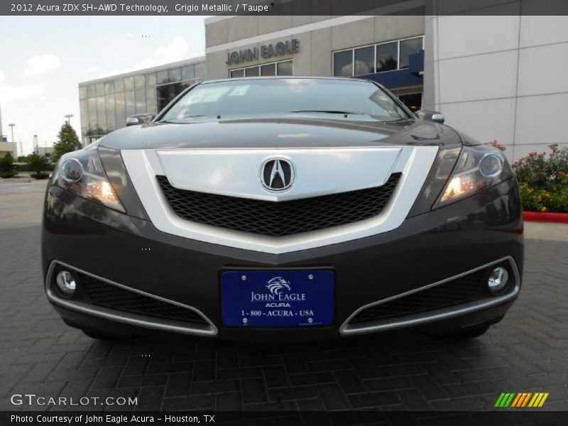 Grigio Metallic / Taupe 2012 Acura ZDX SH-AWD Technology