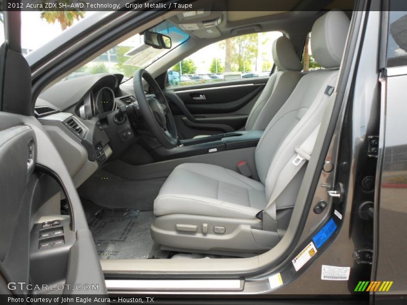  2012 ZDX SH-AWD Technology Taupe Interior