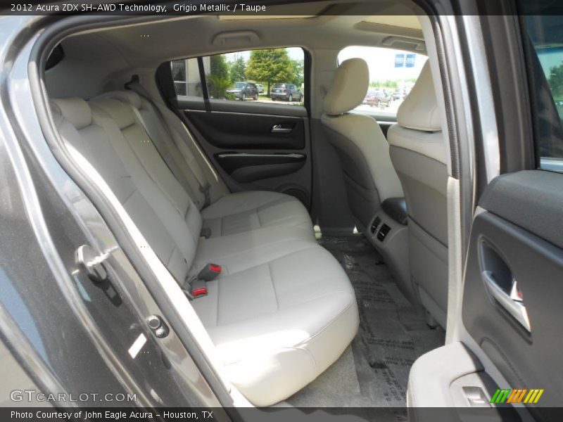 Grigio Metallic / Taupe 2012 Acura ZDX SH-AWD Technology