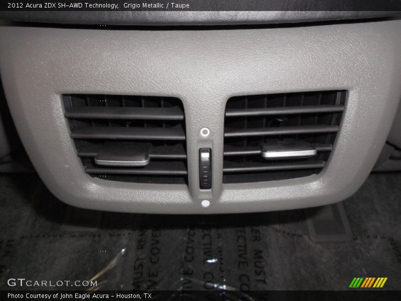 Grigio Metallic / Taupe 2012 Acura ZDX SH-AWD Technology