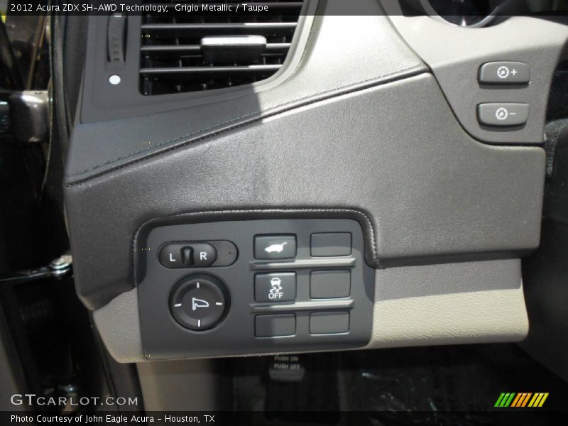 Grigio Metallic / Taupe 2012 Acura ZDX SH-AWD Technology