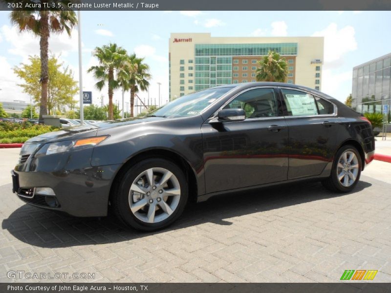 Graphite Luster Metallic / Taupe 2012 Acura TL 3.5