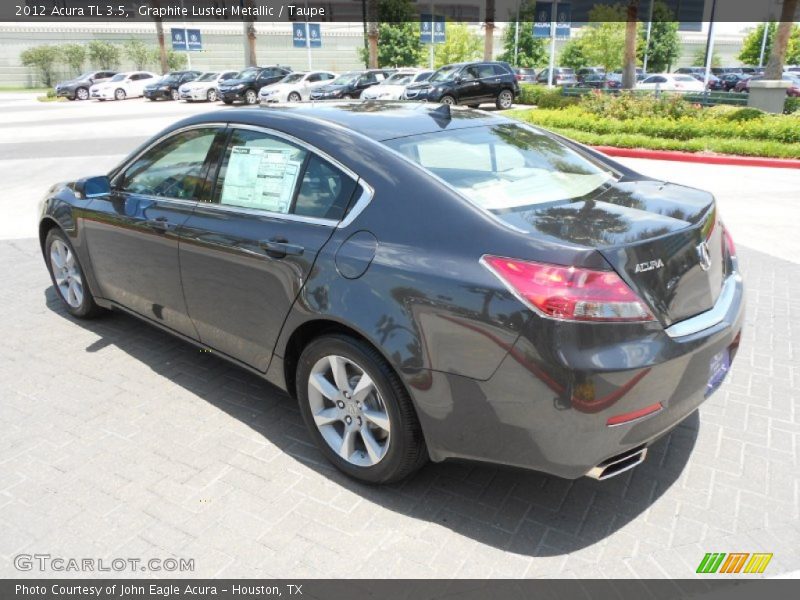 Graphite Luster Metallic / Taupe 2012 Acura TL 3.5