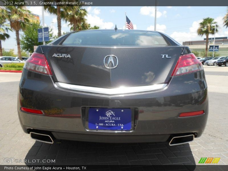 Graphite Luster Metallic / Taupe 2012 Acura TL 3.5