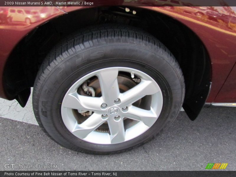 Merlot Metallic / Beige 2009 Nissan Murano S AWD