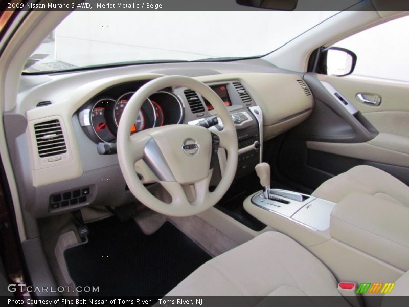 Merlot Metallic / Beige 2009 Nissan Murano S AWD