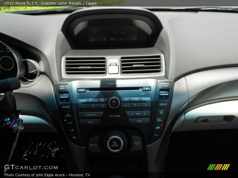 Graphite Luster Metallic / Taupe 2012 Acura TL 3.5