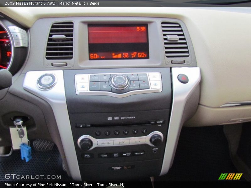 Merlot Metallic / Beige 2009 Nissan Murano S AWD