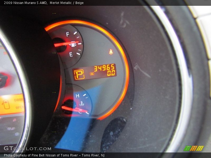 Merlot Metallic / Beige 2009 Nissan Murano S AWD