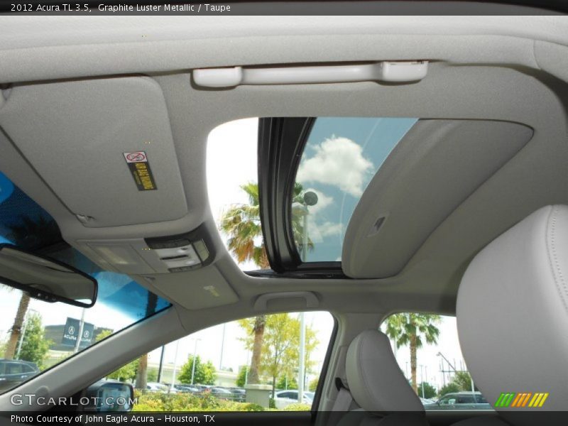 Graphite Luster Metallic / Taupe 2012 Acura TL 3.5