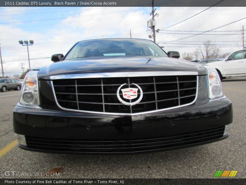 Black Raven / Shale/Cocoa Accents 2011 Cadillac DTS Luxury