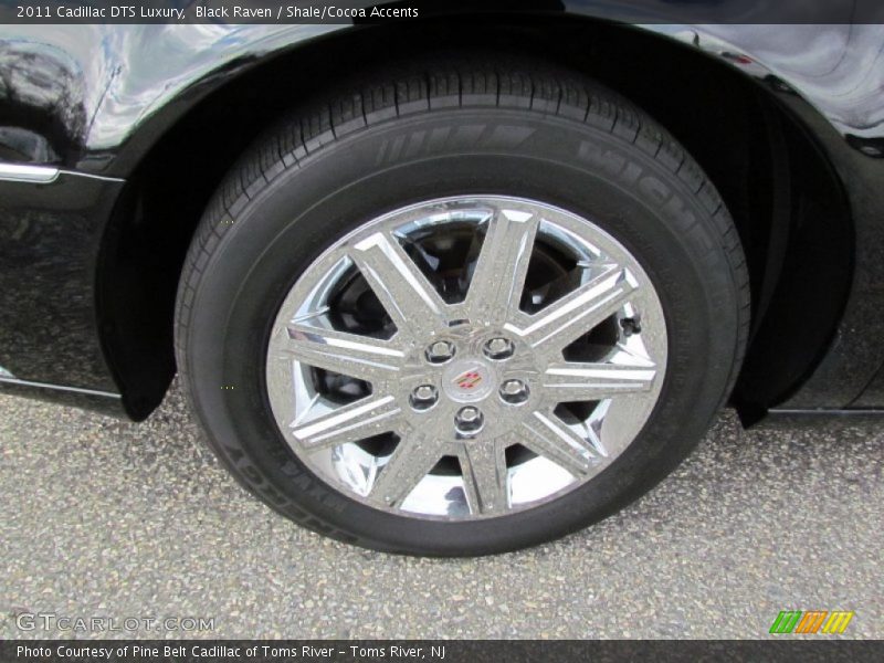 Black Raven / Shale/Cocoa Accents 2011 Cadillac DTS Luxury