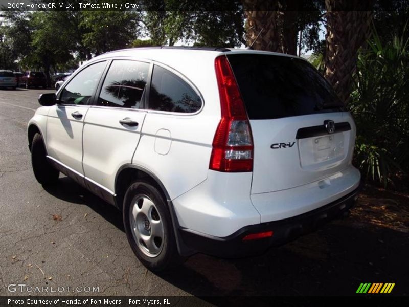 Taffeta White / Gray 2007 Honda CR-V LX