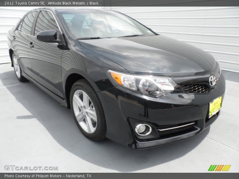 Attitude Black Metallic / Black 2012 Toyota Camry SE