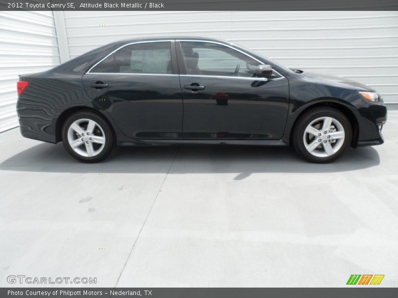 Attitude Black Metallic / Black 2012 Toyota Camry SE