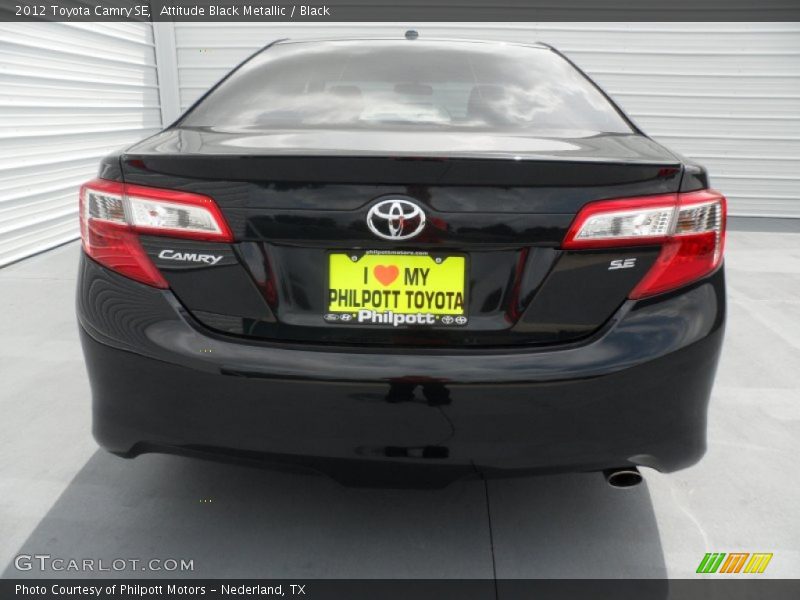 Attitude Black Metallic / Black 2012 Toyota Camry SE