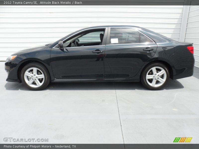 Attitude Black Metallic / Black 2012 Toyota Camry SE