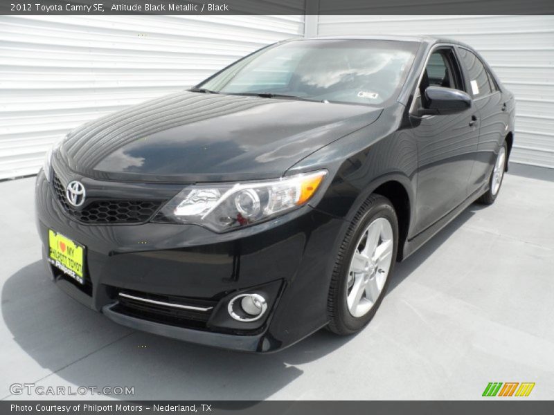 Attitude Black Metallic / Black 2012 Toyota Camry SE