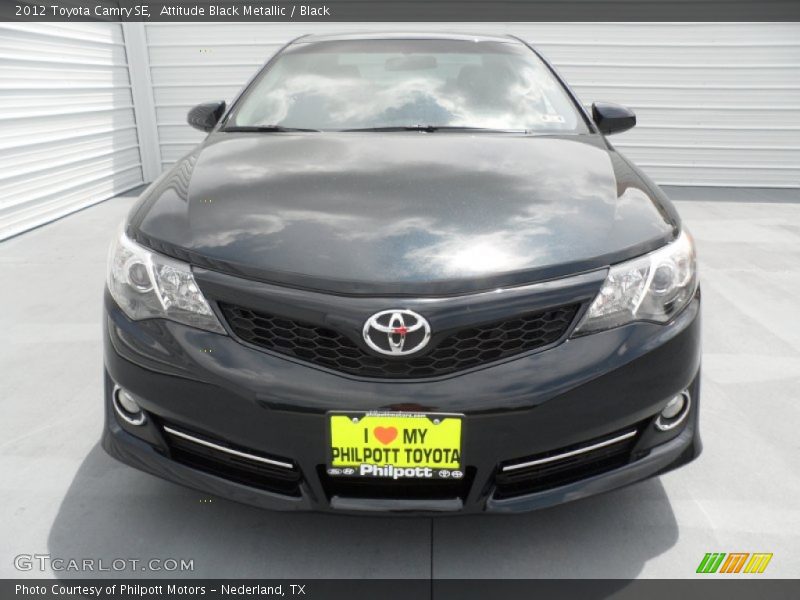 Attitude Black Metallic / Black 2012 Toyota Camry SE