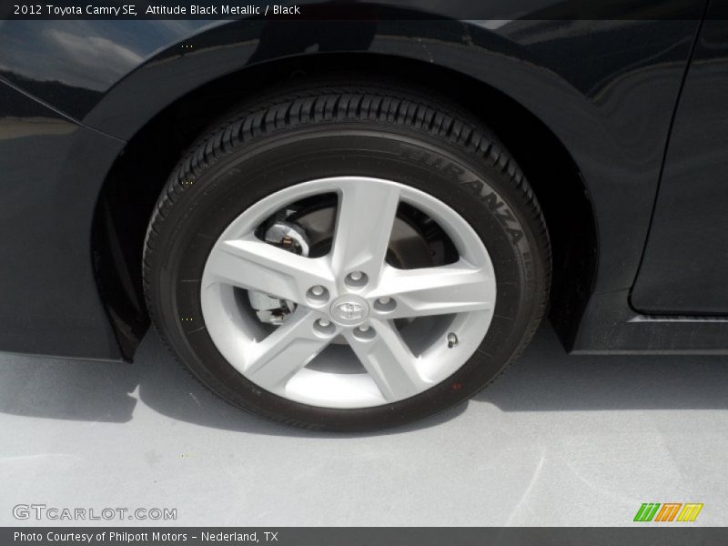 Attitude Black Metallic / Black 2012 Toyota Camry SE