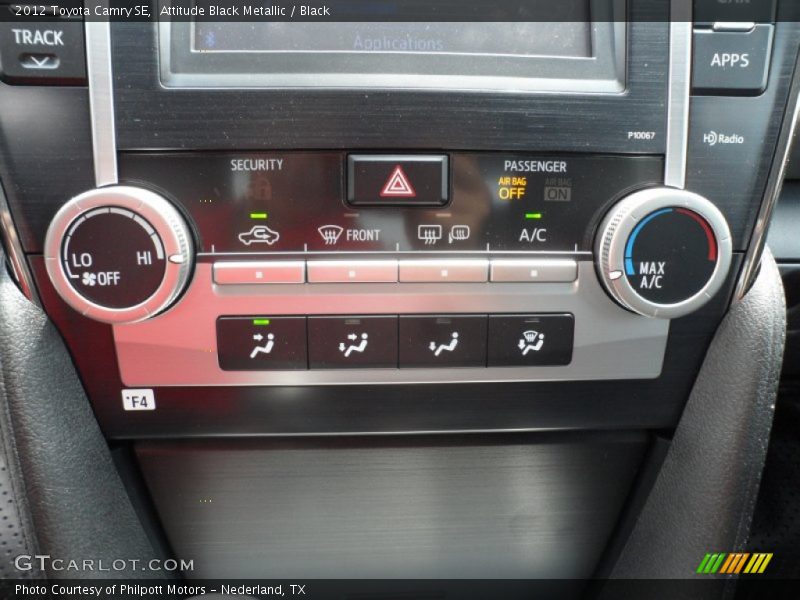 Attitude Black Metallic / Black 2012 Toyota Camry SE