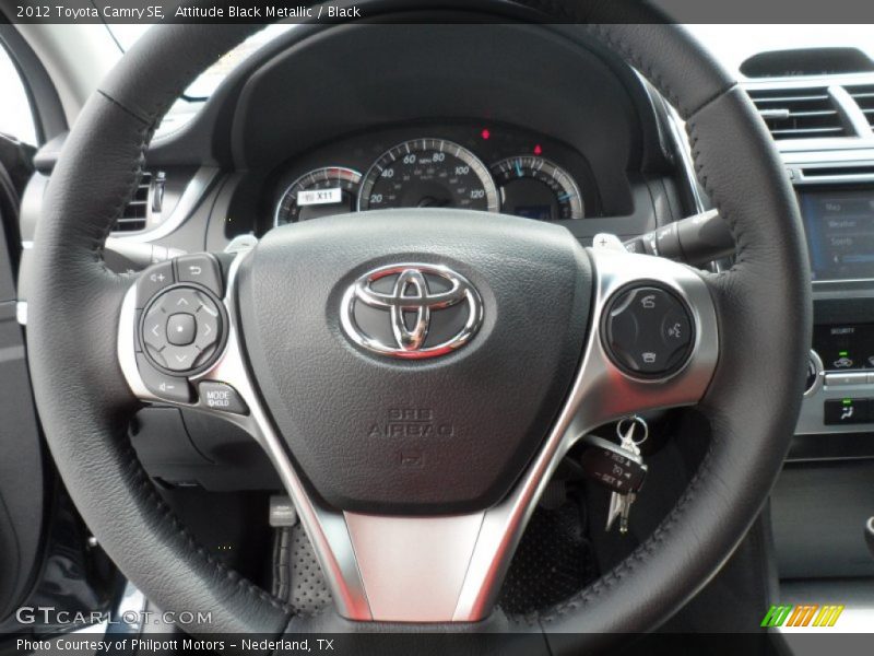 Attitude Black Metallic / Black 2012 Toyota Camry SE