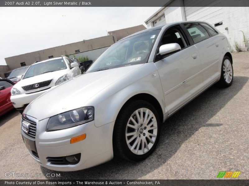 Light Silver Metallic / Black 2007 Audi A3 2.0T