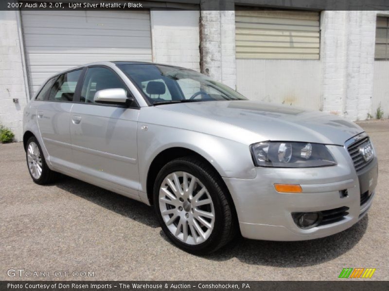 Light Silver Metallic / Black 2007 Audi A3 2.0T