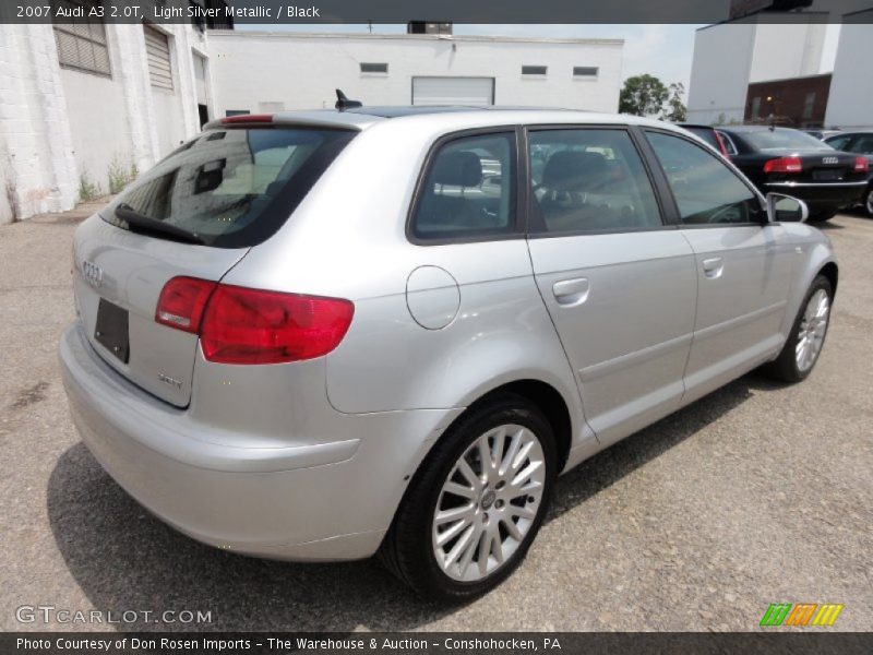Light Silver Metallic / Black 2007 Audi A3 2.0T