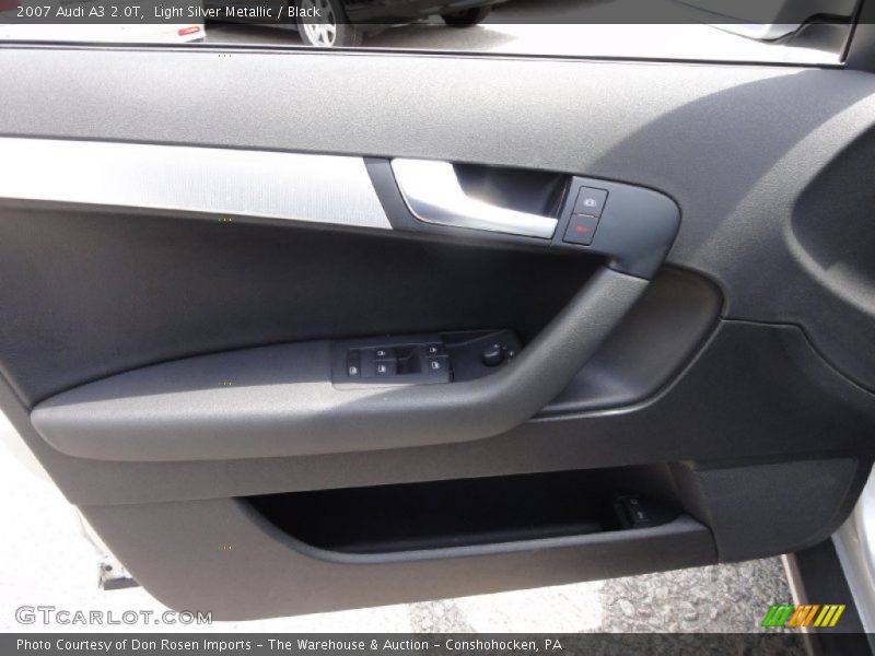 Light Silver Metallic / Black 2007 Audi A3 2.0T