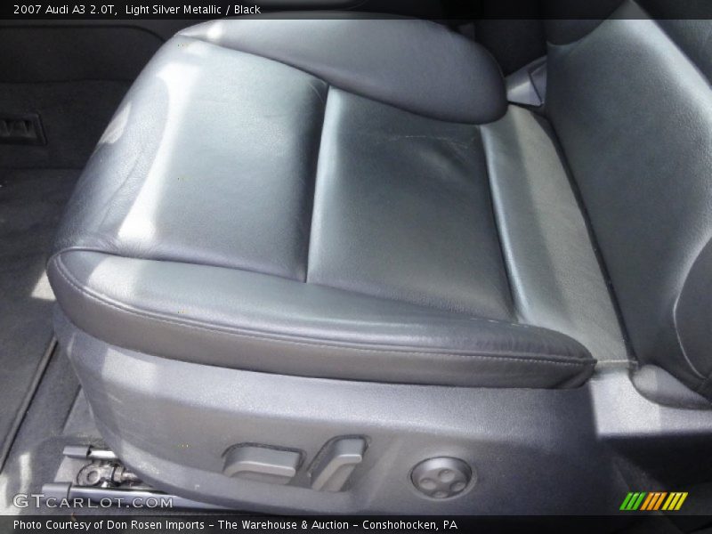 Light Silver Metallic / Black 2007 Audi A3 2.0T