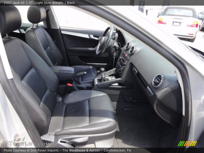 Light Silver Metallic / Black 2007 Audi A3 2.0T