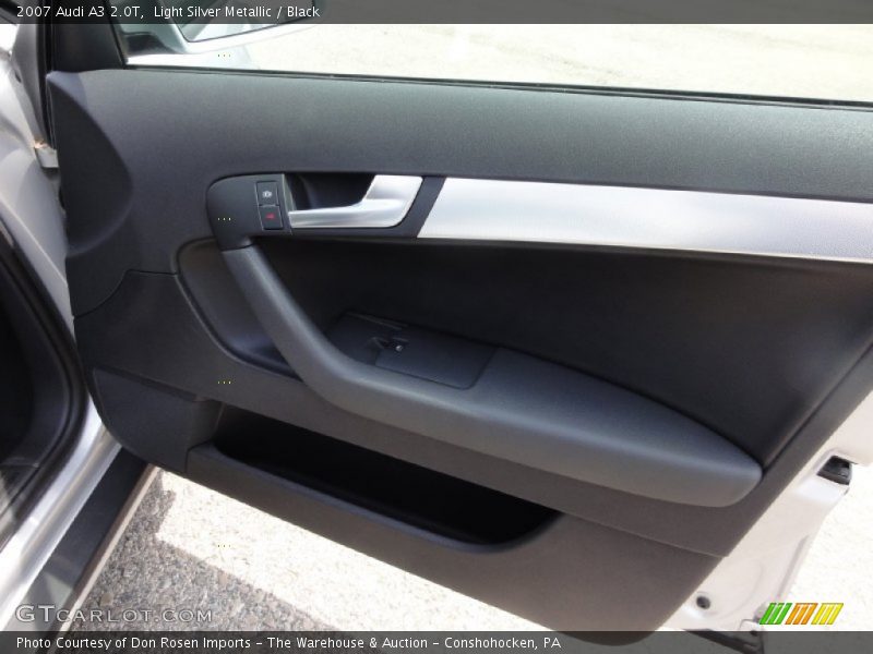 Light Silver Metallic / Black 2007 Audi A3 2.0T