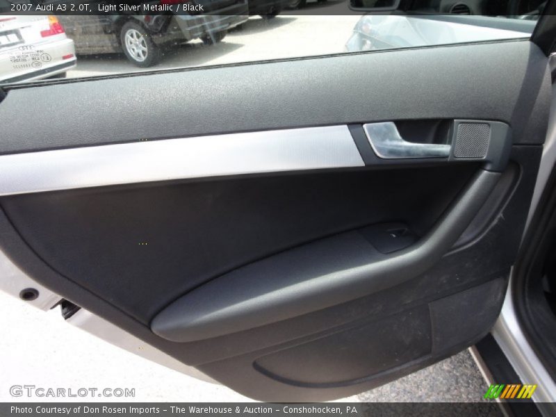 Light Silver Metallic / Black 2007 Audi A3 2.0T
