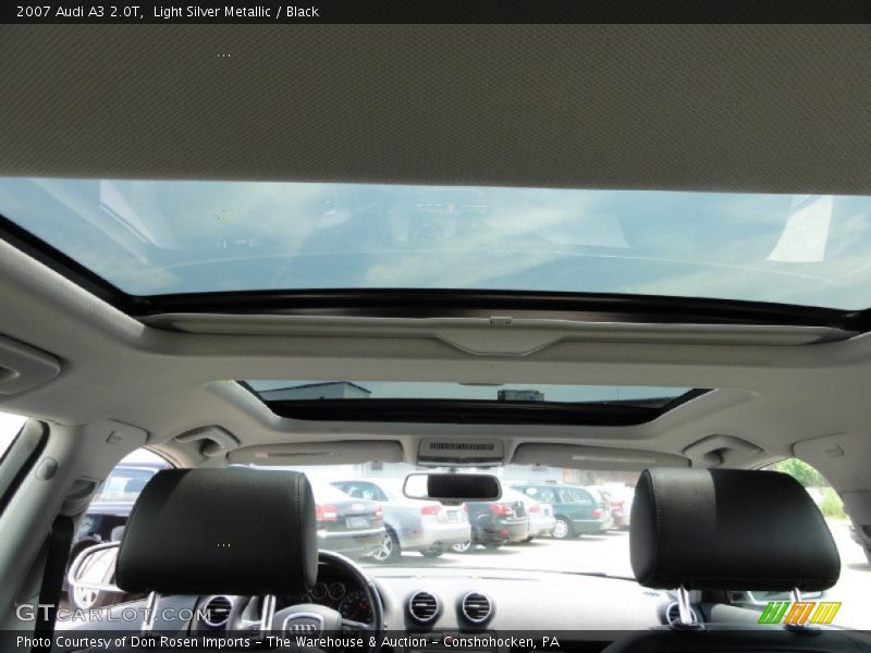 Light Silver Metallic / Black 2007 Audi A3 2.0T