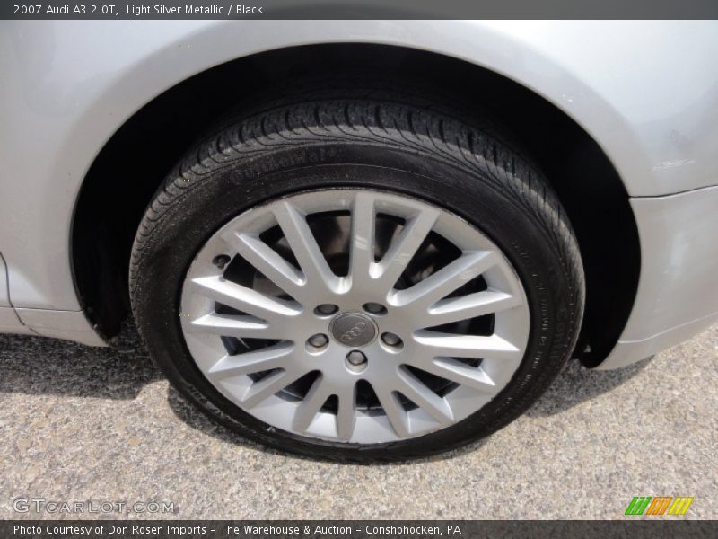 Light Silver Metallic / Black 2007 Audi A3 2.0T