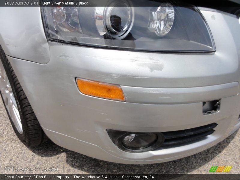 Light Silver Metallic / Black 2007 Audi A3 2.0T
