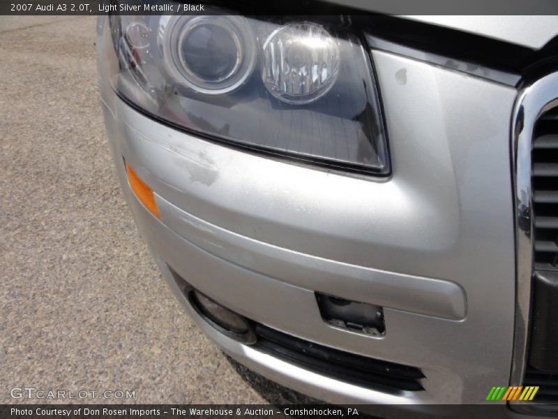 Light Silver Metallic / Black 2007 Audi A3 2.0T
