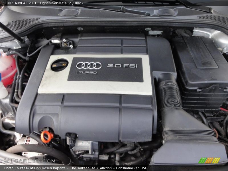  2007 A3 2.0T Engine - 2.0 Liter FSI Turbocharged DOHC 16-Valve 4 Cylinder