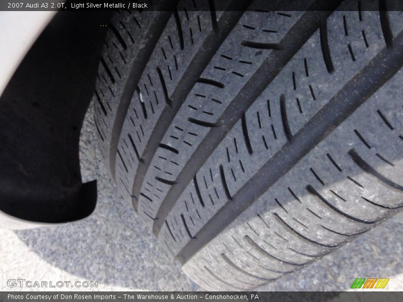 Light Silver Metallic / Black 2007 Audi A3 2.0T