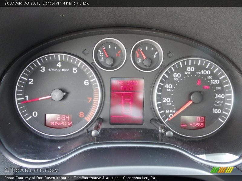  2007 A3 2.0T 2.0T Gauges