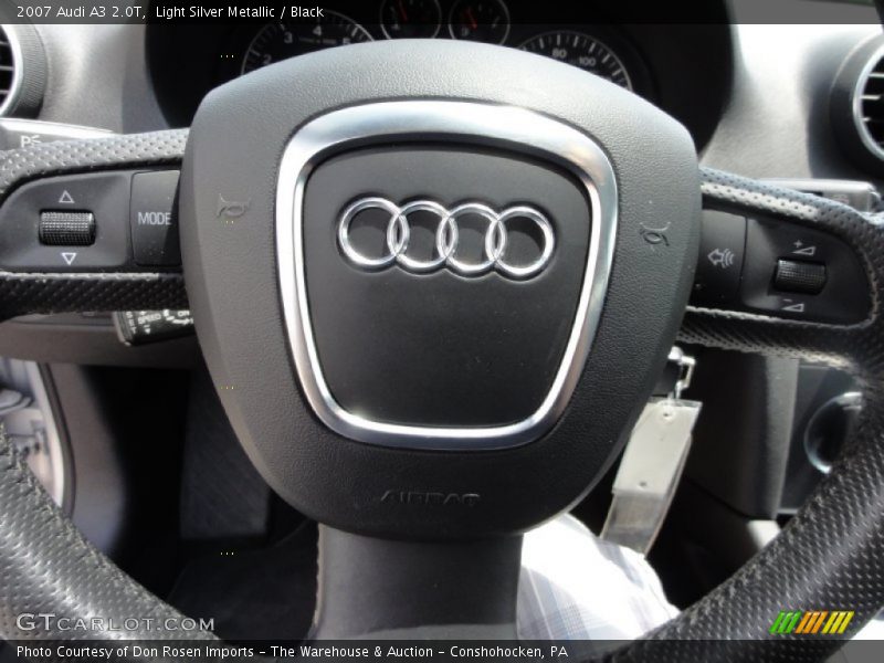 Light Silver Metallic / Black 2007 Audi A3 2.0T