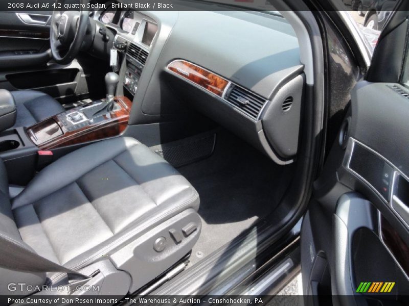 Brilliant Black / Black 2008 Audi A6 4.2 quattro Sedan