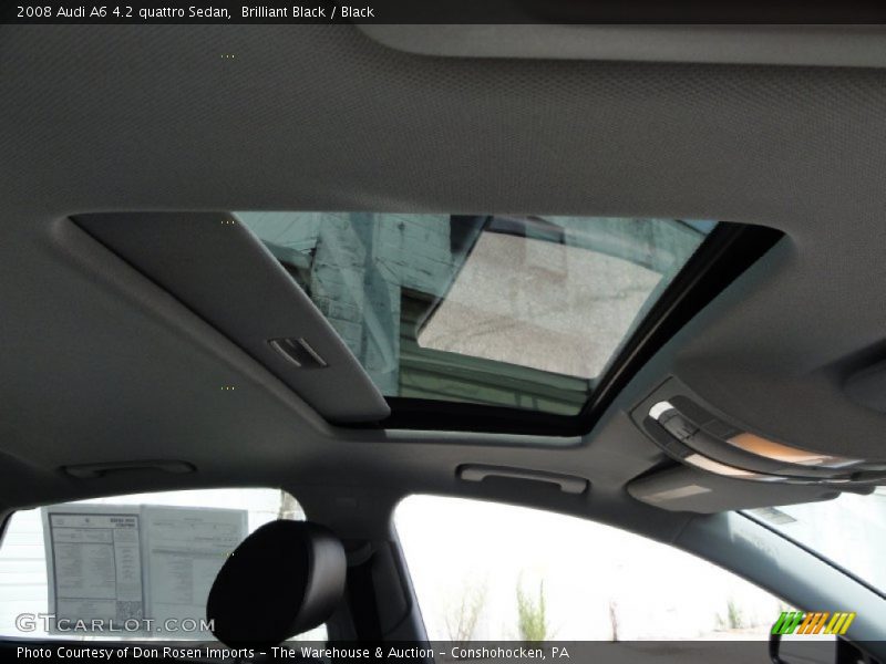 Brilliant Black / Black 2008 Audi A6 4.2 quattro Sedan