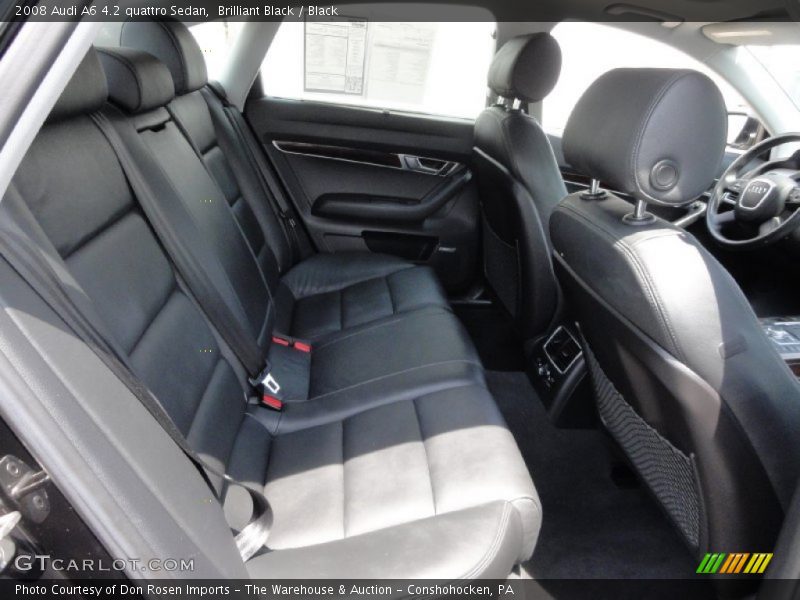 Brilliant Black / Black 2008 Audi A6 4.2 quattro Sedan